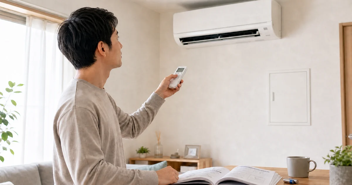 エアコンの電源が入らない・リモコンが効かない｜5分の確認順