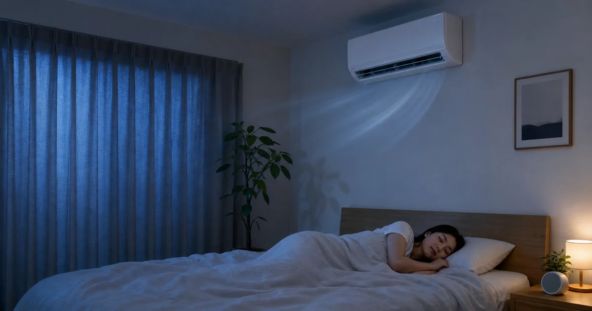 夏の夜、エアコンはつけっぱなし？切タイマーとの決め方と電気代の見方